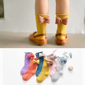 Baby / Toddler Solid Bowknot Socks